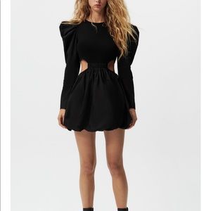 Zara cut out balloon dress